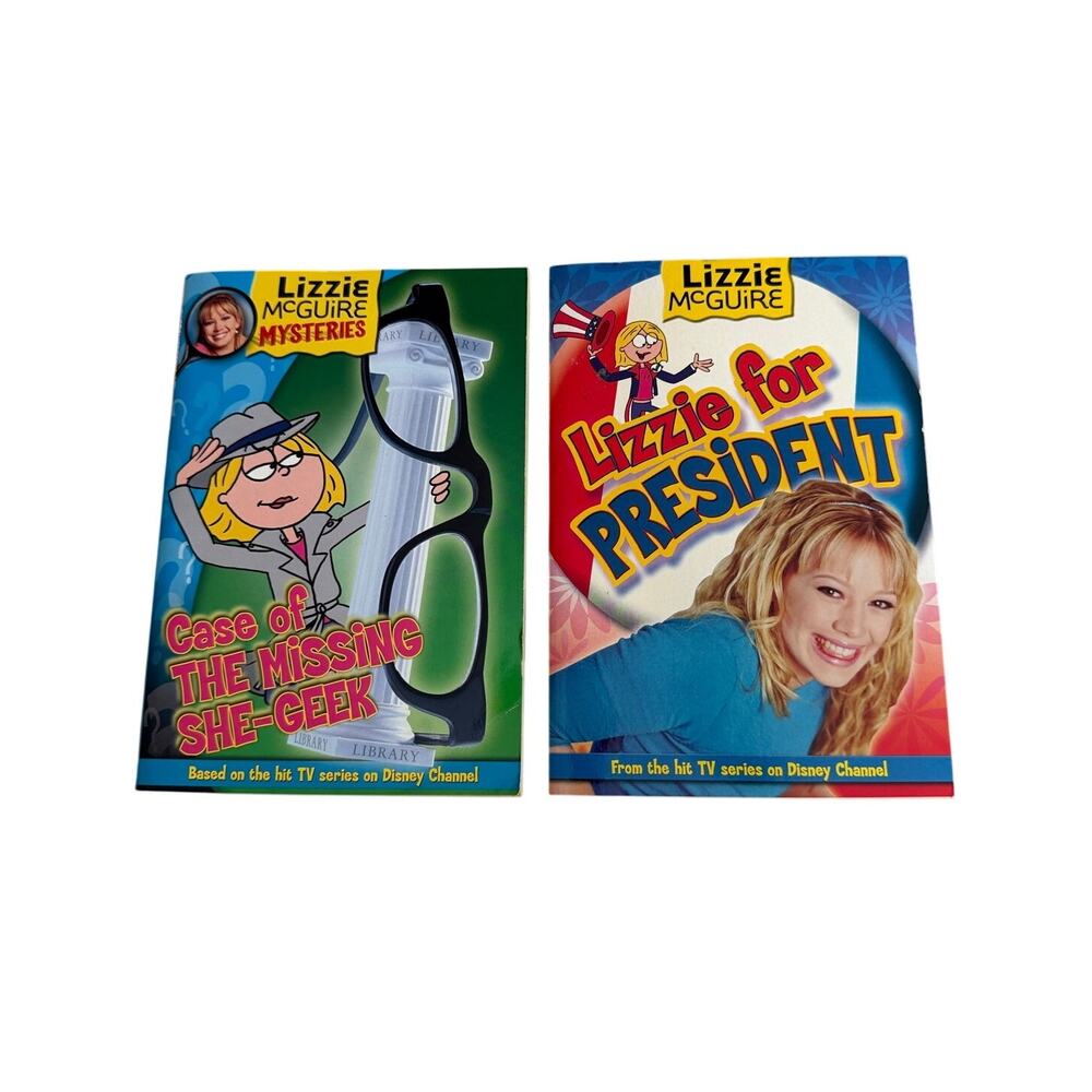 Lot of 2 Lizzie McGuire Books Paperback 2004